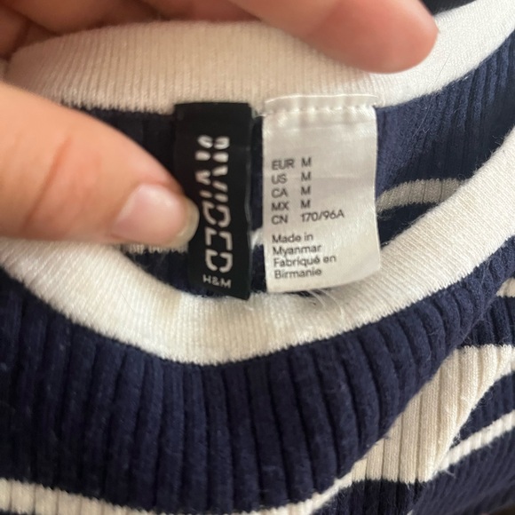 H&M Ribbed Navy Tank - Picture 3 of 3